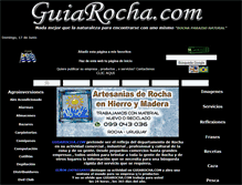 Tablet Screenshot of guiarocha.com.uy